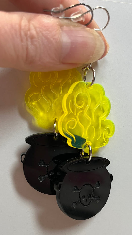 Witches’ Cauldron Earrings
