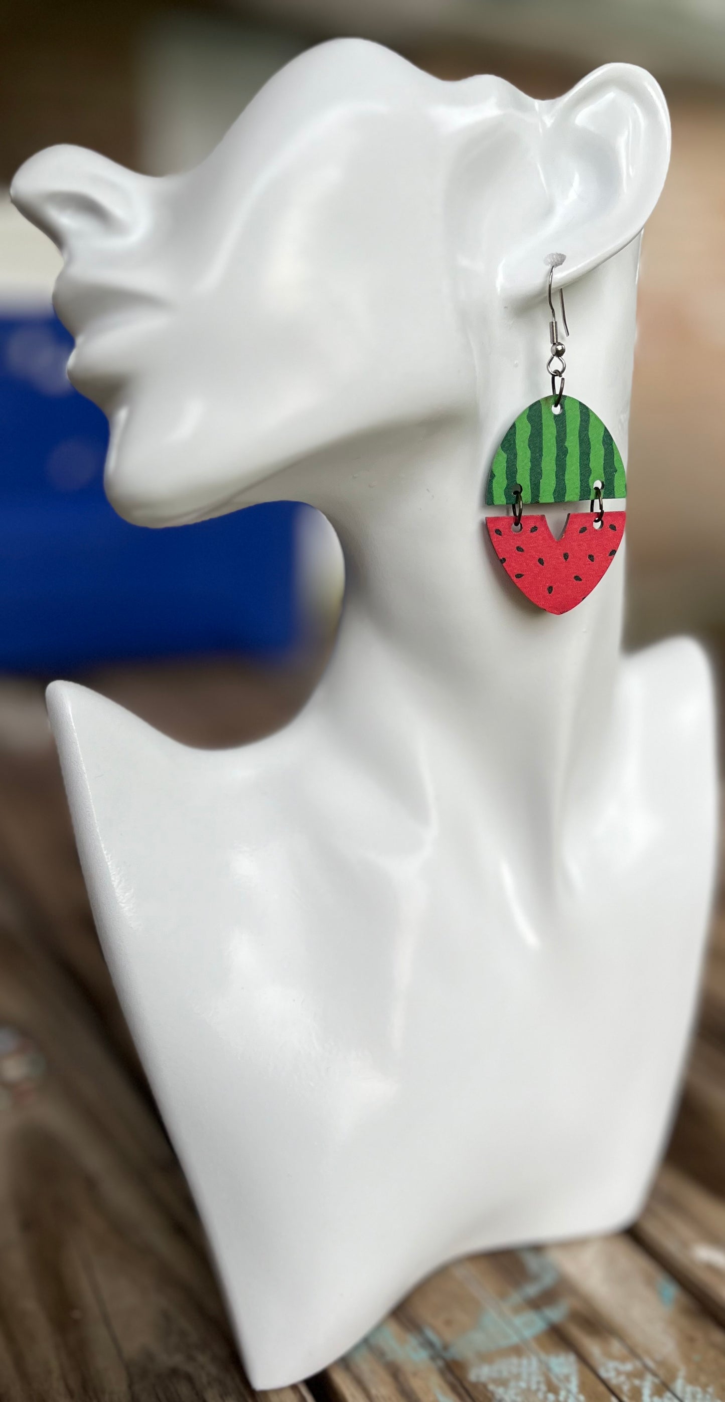 Upside down Watermelon Earrings