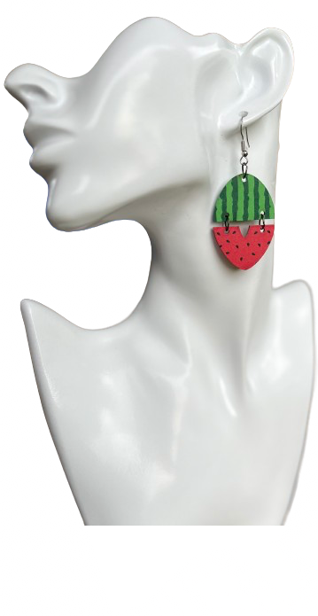 Upside down Watermelon Earrings