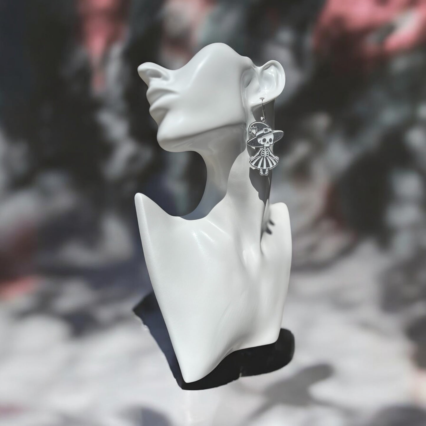 Witch Skeleton Earrings