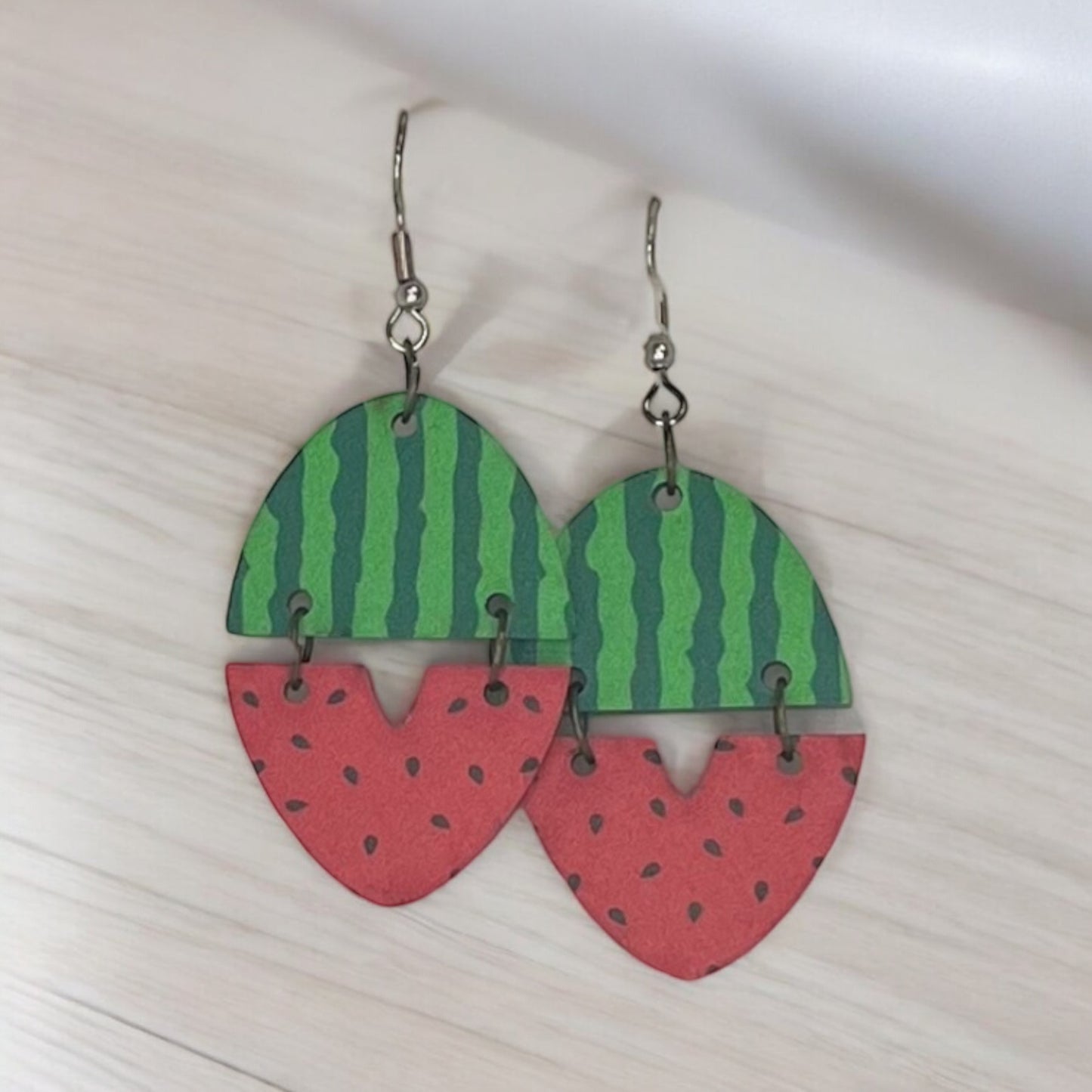 Upside down Watermelon Earrings