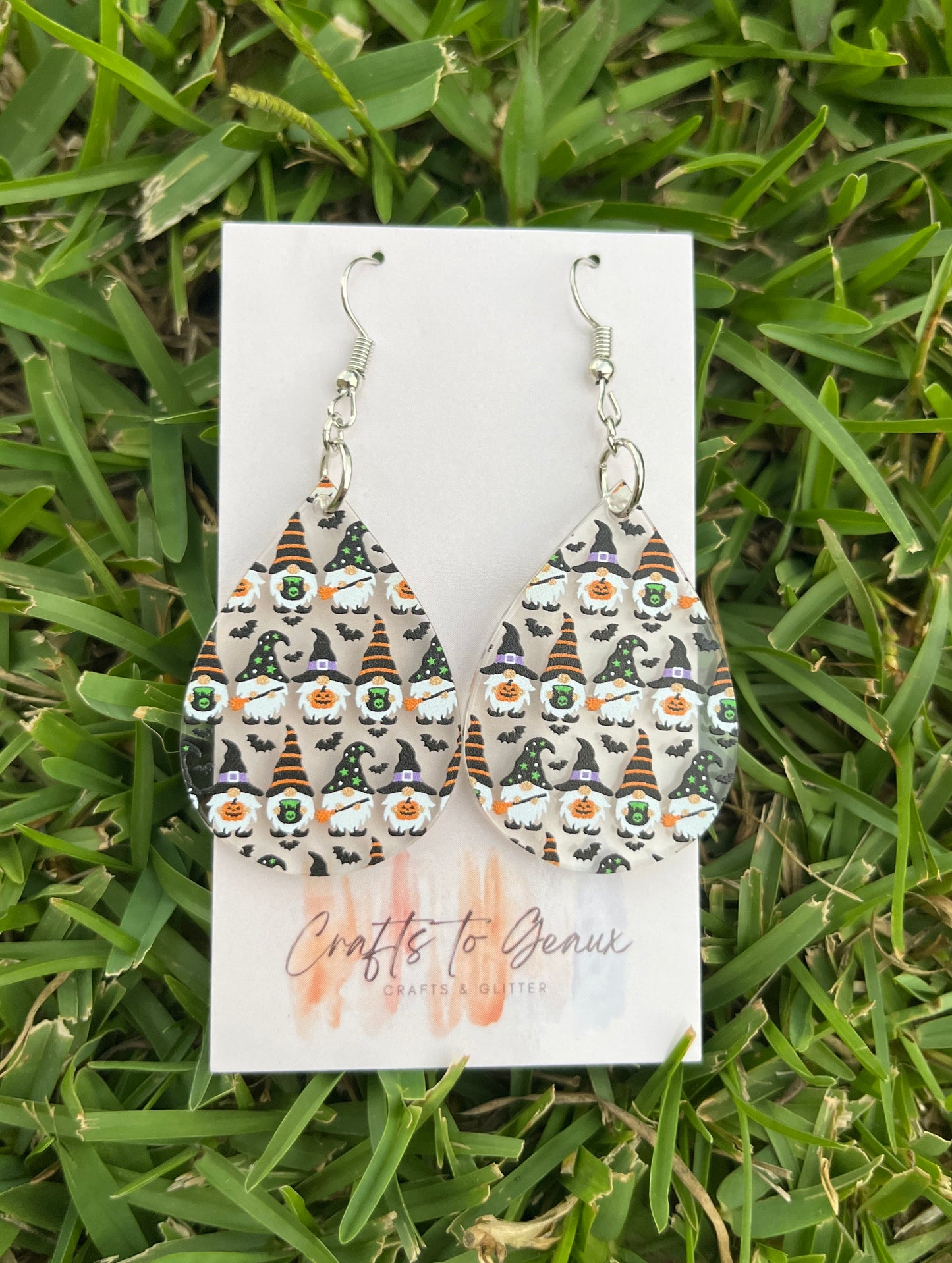 Halloween Gnome Earrings