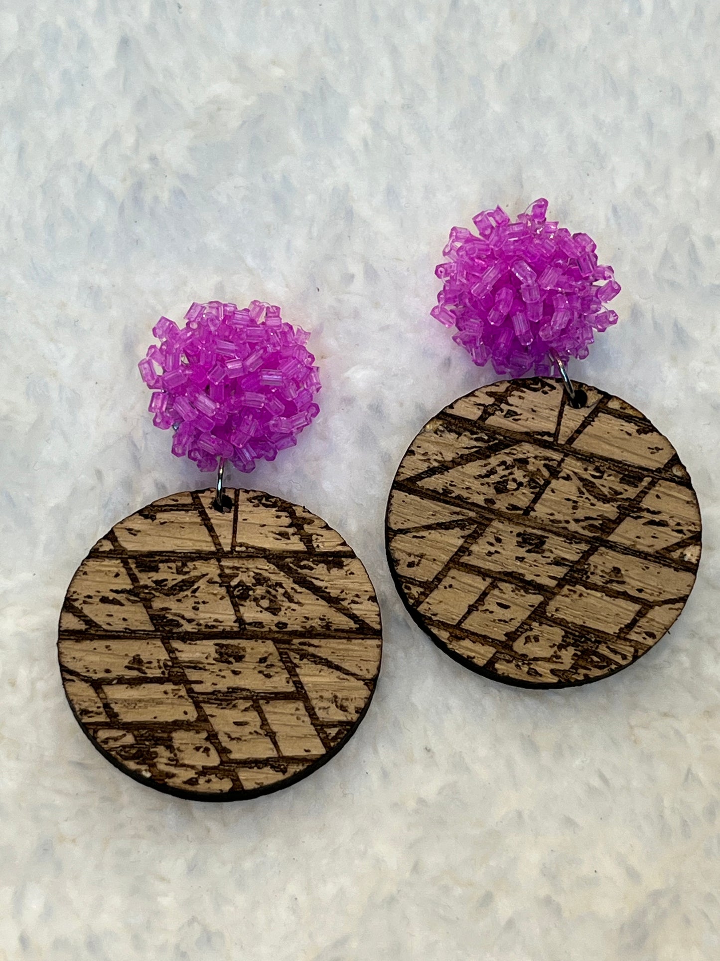 Geometric Circle Earrings