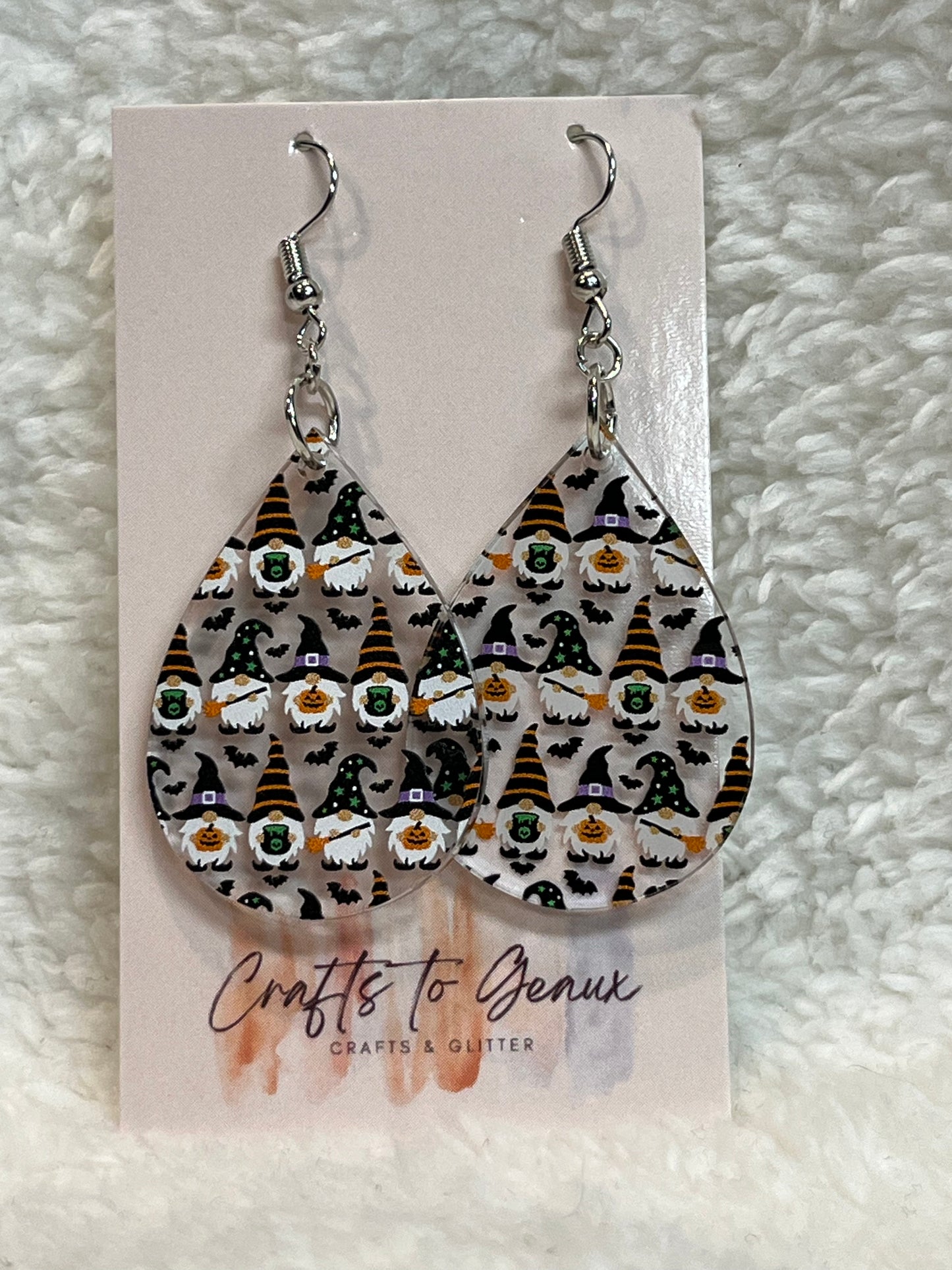 Halloween Gnome Earrings