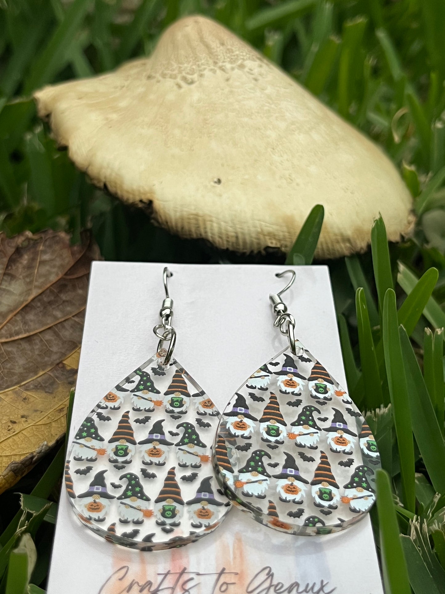 Halloween Gnome Earrings