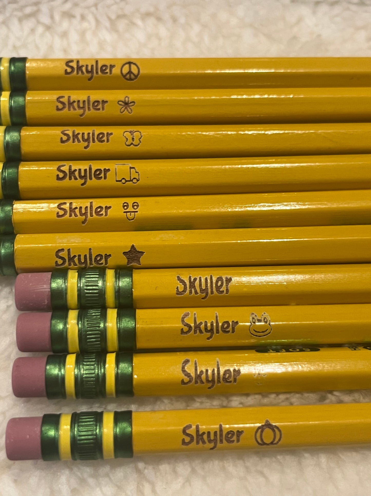 Engraved School Pencils