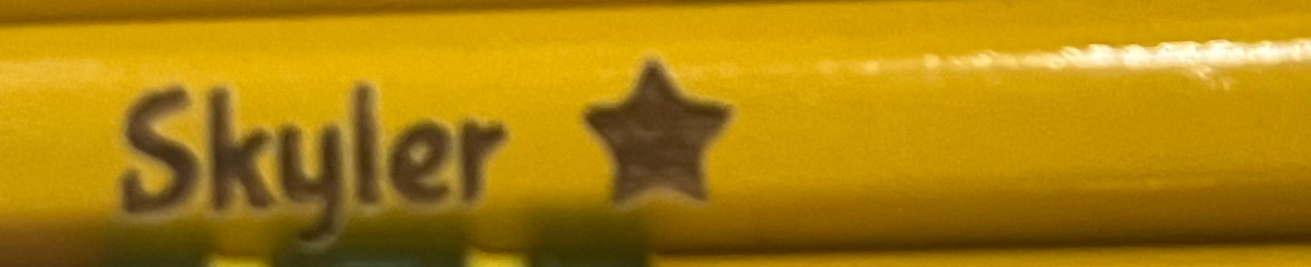 Primary Grades Engraved Pencil