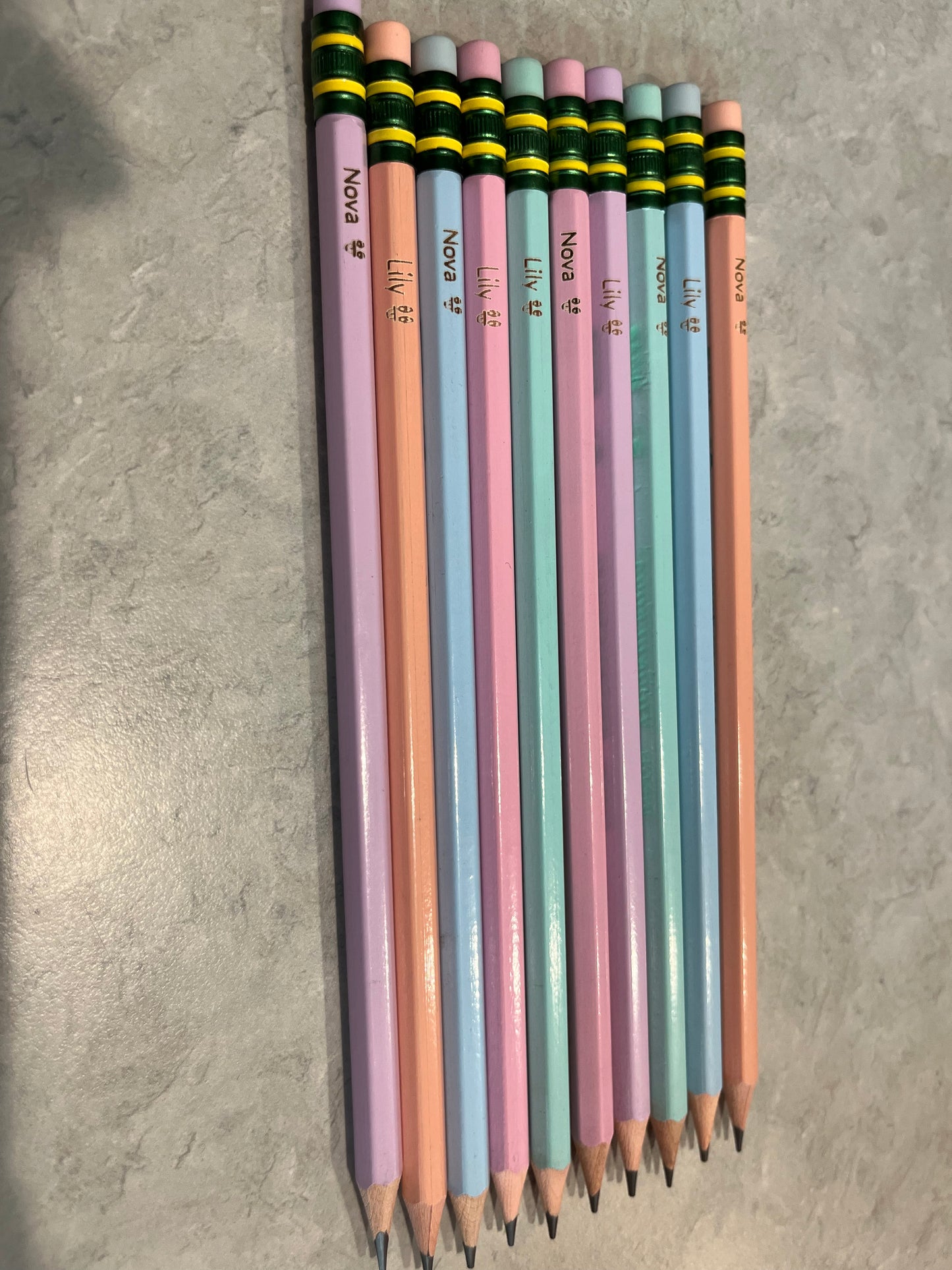 Engraved School Pencils