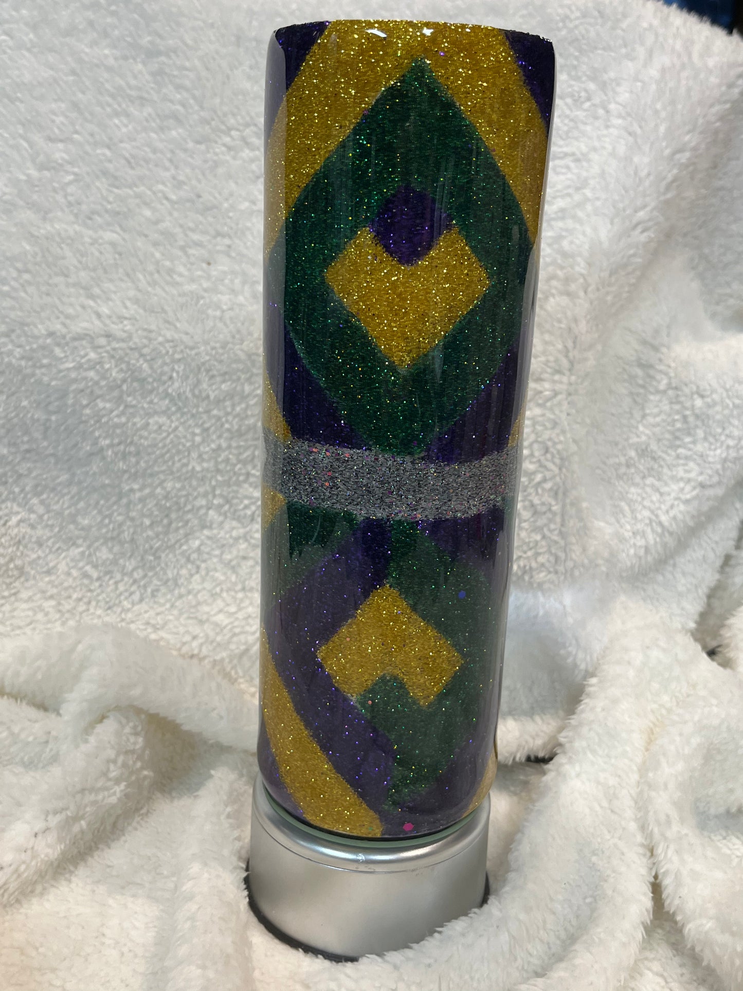 30 ounce Mardi Gras tumbler