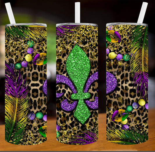 Fleur di lis tumbler